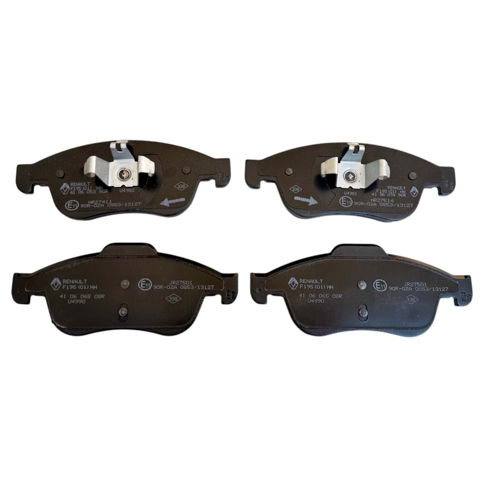 ÖN FREN BALATASI TK MEGANE III FLUENCE LODGY DOKKER DUSTER CAPTUR CLİO V 410600379R 410A12582R