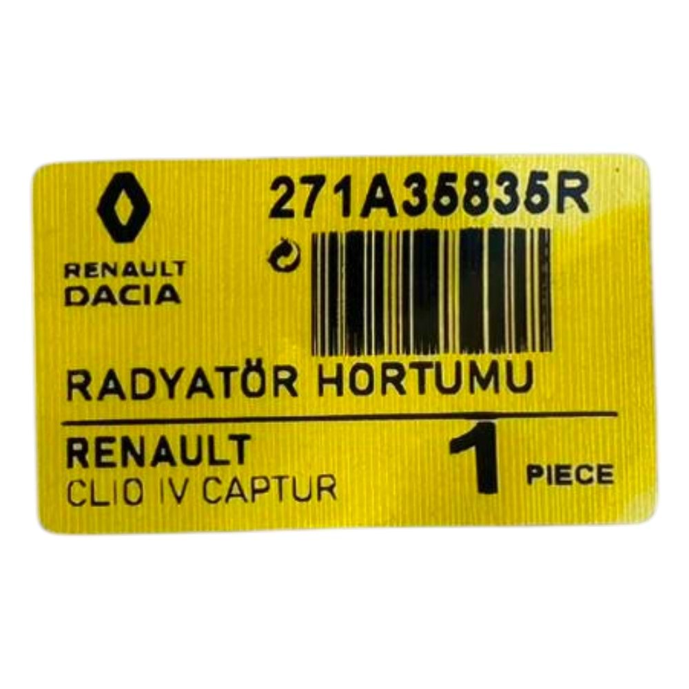 DUSTER XJD CLİO IV RADYATÖR HORTUMU