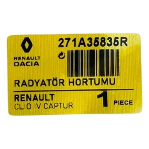 DUSTER XJD CLİO IV RADYATÖR HORTUMU